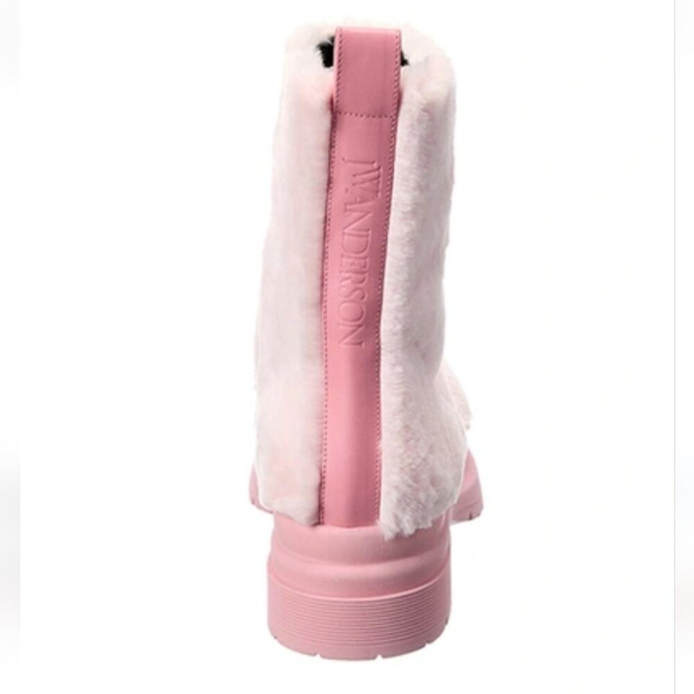 JW Anderson Ecofur Ankle Boots in Pale Pink | Size 40 - Picture 2 of 10